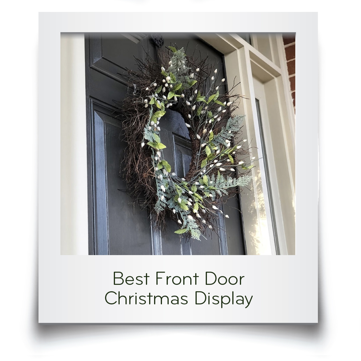 Best Front Doory Christmas Display Card Best Front Doory Christmas Display Card