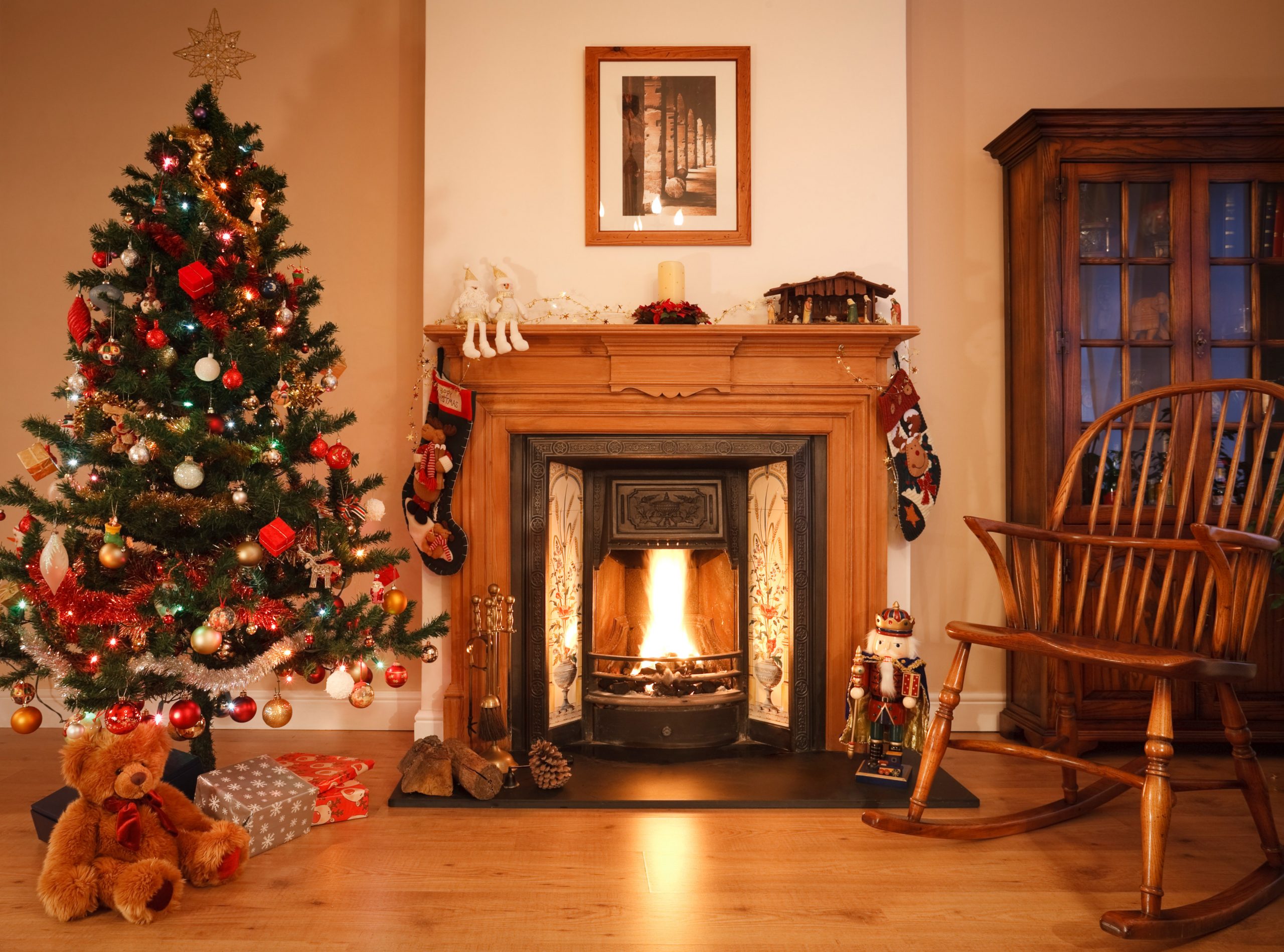 Christmas living room